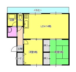 サザンブルーク壱番館の物件間取画像